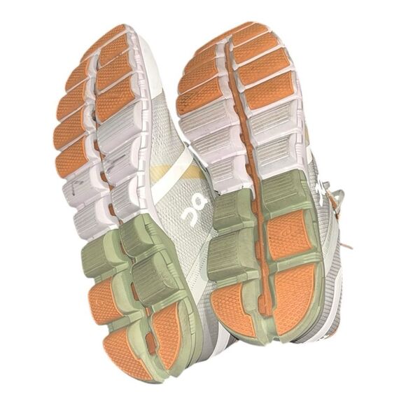 ON Cloudflow Running Shoes Aloe/White size Womens 7.5 - Picture 7 of 7